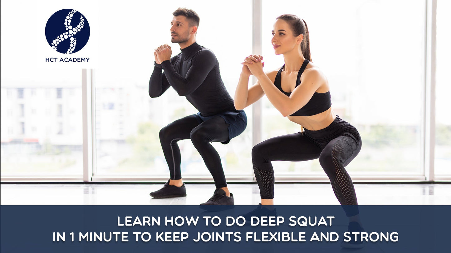 Learn How to do Deep Squat in 1 minute to keep joints flexible and strong Thinkific