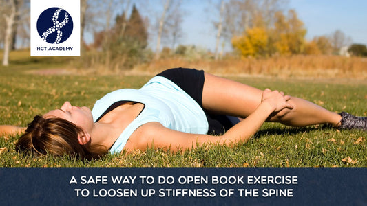 A Safe Way to Do Open Book Exercise to Loosen up Stiffness of the Spine Thinkific