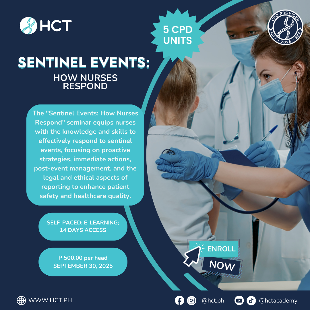 Sentinel Events: How Nurses Respond