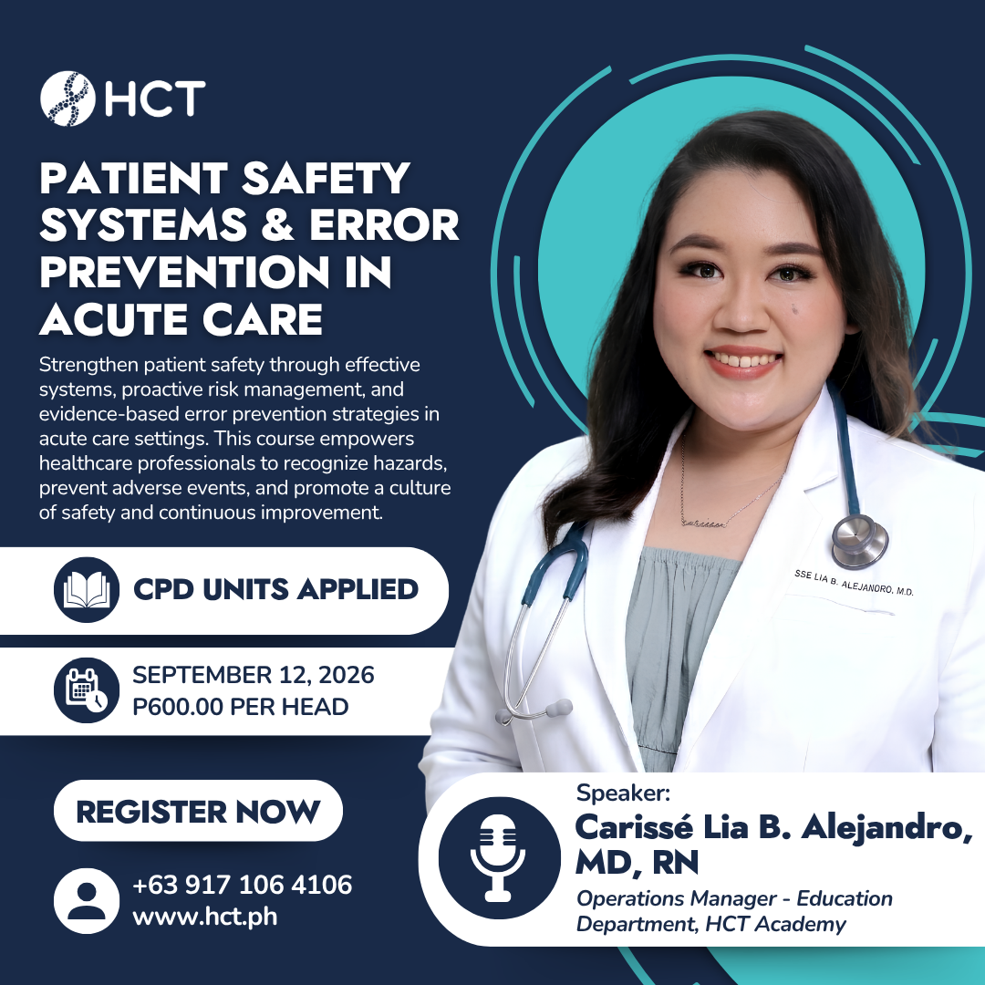 Patient Safety Systems & Error Prevention in Acute Care Thinkific
